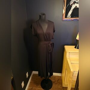 NWT Free People Beach Black Wrap Dress - medium